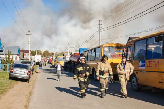 У військовому містечку РФ вибухнули снаряди