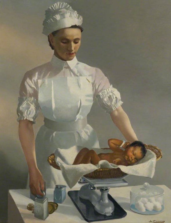 "Медсестра и ребенок"