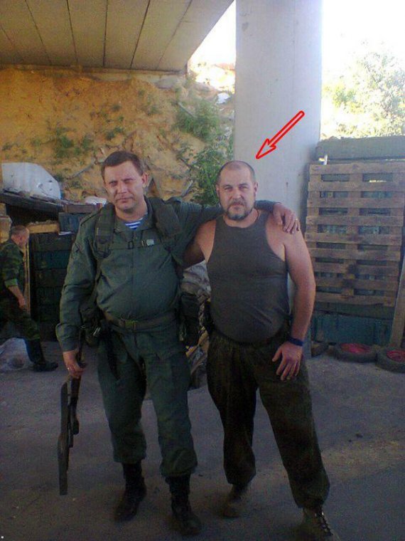 Александр Доронин с главарем террористов Александром Захарченко