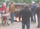 В Ивано-Франковске в результате удара с Volkswagen перевернулась машина скорой помощи