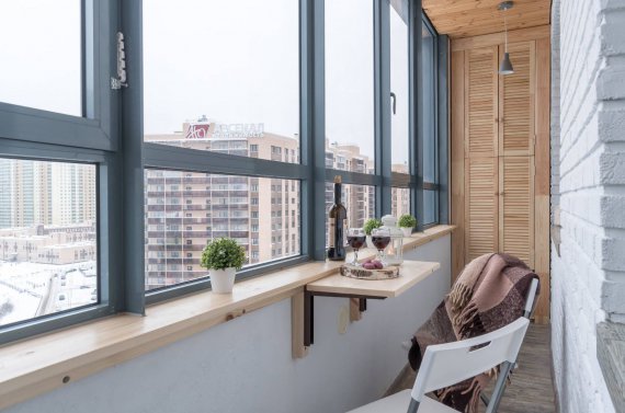  Дизайн балкона 2020: модні меблі