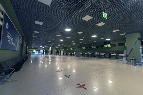Аэропорт "Киев" оказался на грани банкротства вследствие карантина