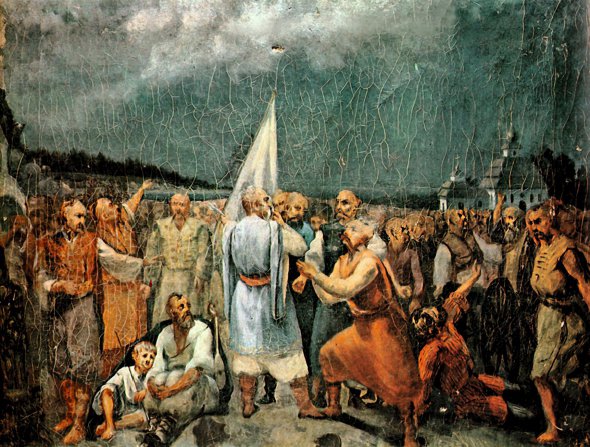 Картину ”Остання рада на Січі” написав Віктор Ковальов у середині ХІХ століття