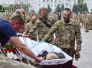 Прощання із комбригом Юрієм Межаковим