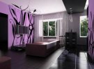 Інтер'єр 2020: у фіолетову кімнату додають відтінків металіку