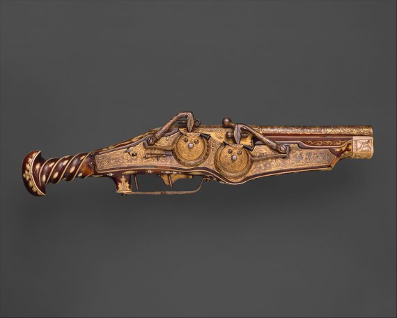 Пістолет, виготовлений Петером Пеком для Карла V Габсбурга, 1540-1545, Музей Метрополітан, Нью-Йорк