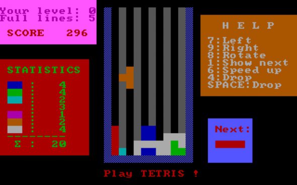 Цветную версию «Тетриса» написал программист Вадим Герасимов.