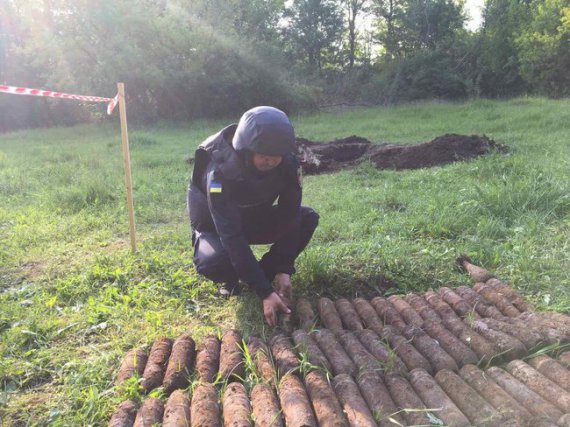 В Винницкой области нашли старые боеприпасы