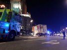 Михаил Ефремов в авто Jeep Grand Cherokee столкнулся с двумя машинами, когда пытался осуществить разворот в районе Смоленской площади в Москве