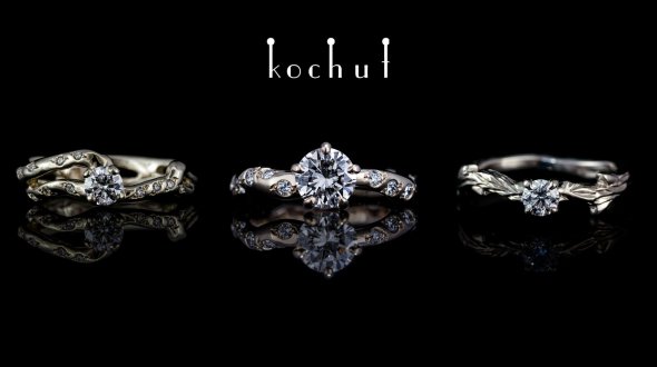 Каблучки на заручини від бренду «Kochut» виконані майстрами вручну
