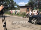 Жителі Русанівських дач, що на столичному Лівому березі, протестують проти інтенсивного руху вантажівок. Фото: espreso.tv