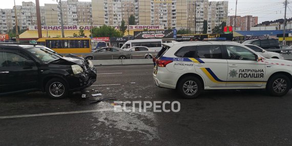 В Киеве произошла крупная авария