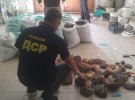 Правоохоронці вилучили бурштину-сирцю різної фракції вагою понад 850 кг. Правоохоронці вилучили бурштину-сирцю різної фракції вагою понад 850 кг.