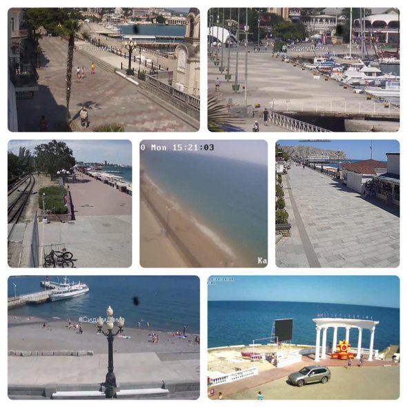 Крымские пляжи пустуют посреди лета