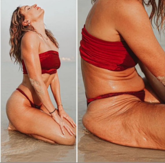 Американська журналістка, модель і блогерка Данаї Мерсер   показала своє справжнє тіло. І порадила, як приховувати недоліки в кадрі