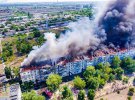 В Новой Каховке произошел масштабный пожар в пятиэтажке. Фото: Facebook