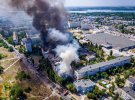 У Новій Каховці сталася масштабна пожежа у п'ятиповерхівці. Фото: Facebook