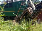 Грузовой поезд Одесской железной дороги сошел с рельсов на станции Чернолесская в Кировоградской области. Никто не пострадал