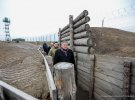 Арсен Аваков на строительстве "Стена" в 2018 году