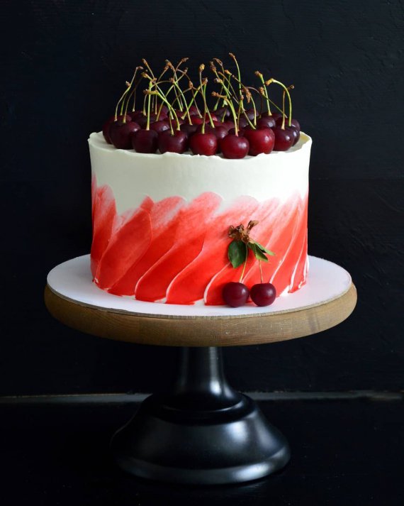 Рецепт вишневого торта: идеи впечатляющего декора ягодами