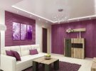 Інтер’єр вітальні 2020: як стильно вписати фіолетовий колір