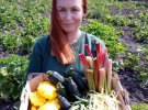Юлия Ворощук засеяла 10 га ревенем. Также на ферме выращивает органические овощи