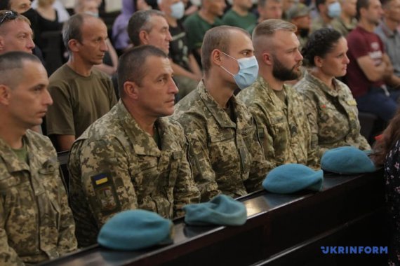 Прощание с погибшим на Донбассе военным медиком Николаем Илиным