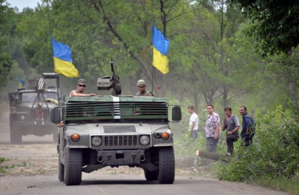 Вхід української армії до Лисичанська