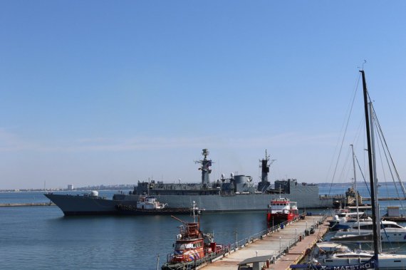 До Одеси завітали кораблі постійної військово-морської групи НАТО-2. Фото: facebook.com/navy.mil.gov.ua