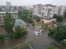 У Бердянську через негоду зотоплені вулиці і знеструмлені будинки