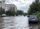 В Бердянске из-за непогоды зотоплени улицы и обесточены дома