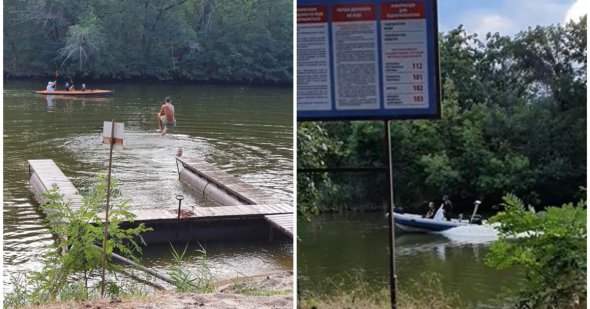 Під Дніпром чоловіки стріляли  на водоймі, де купалися діти