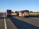 На трассе Киев-Одесса столкнулись 2 пассажирских автобуса. Двои погибших, 11 человек - травмированы