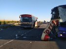 На трасі Київ-Одеса зіткнулися 2 пасажирські автобуси. Двої загиблих, 11 людей - скалічилися