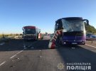 На трассе Киев - Одесса в Благовещенском районе Кировоградской области столкнулись 2 пассажирских автобуса. Два человека погибли, 12 травмированы
