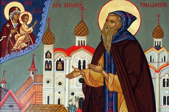 Преподобний Антоній Римлянин, Новгородський чудотворець