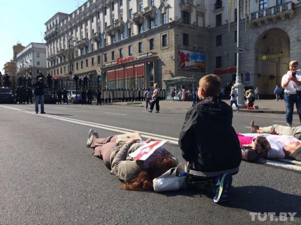 В Беларуси проходит Марш мира и независимости. Фото: news.tut.by