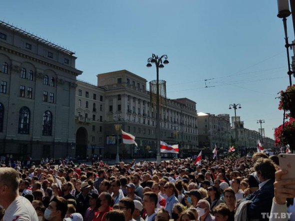 В Беларуси проходит Марш мира и независимости. Фото: news.tut.by