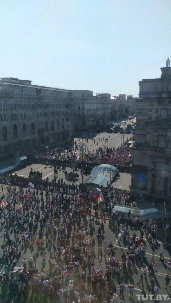 В Беларуси проходит Марш мира и независимости. Фото: news.tut.by