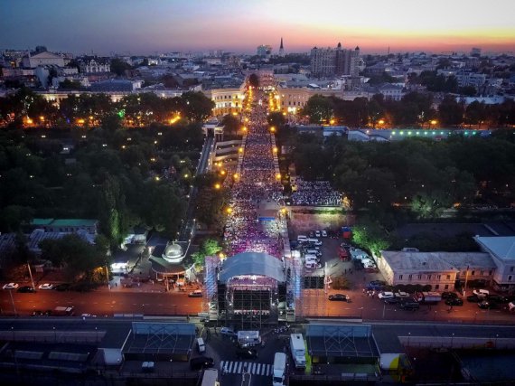 В Одессе День города отпраздновали массовыми мероприятиями