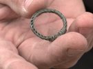 Обручальное кольцо XI в., найденное на месте раскопок