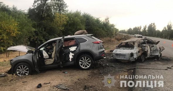 В Запорожской области в смертельном столкновении сошлись Mazda CX и Daewoo