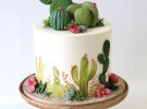 Модні торти з кактусами: чим вразити гостей