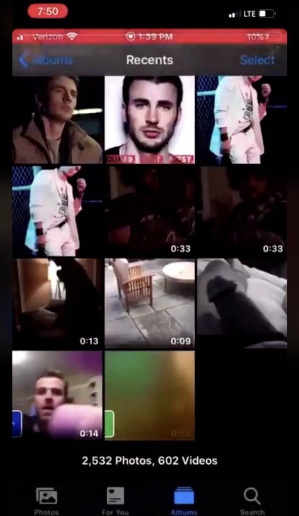 Незабаром відео було видалено зі сторіз, але шанувальники встигли наробити скріншотів з дікпіком