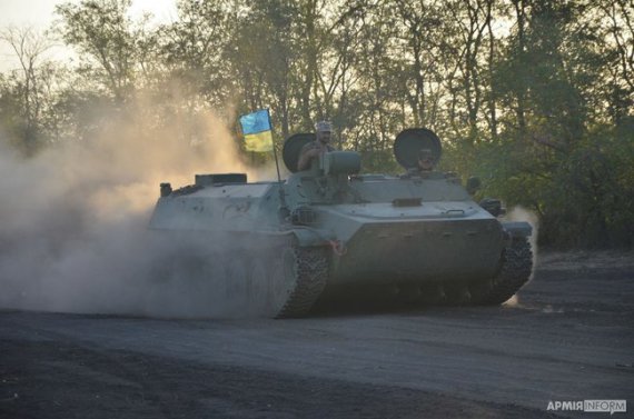 На Донбасі пройшли військові навчання