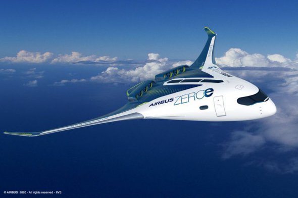 Третий концепт водородного лайнера от Airbus