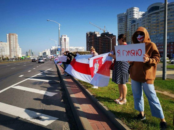 Акции протестов в Беларуси на фоне тайной инаугурации Лукашенко