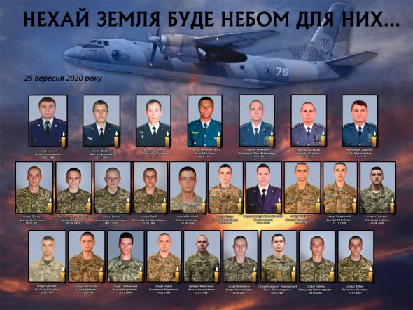 Показали фото всех погибших в авиакатастрофе Ан-26 вблизи Чугуева Харьковской области