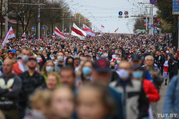 В Беларуси продолжается 50-й день протестов. Фото: tut.by