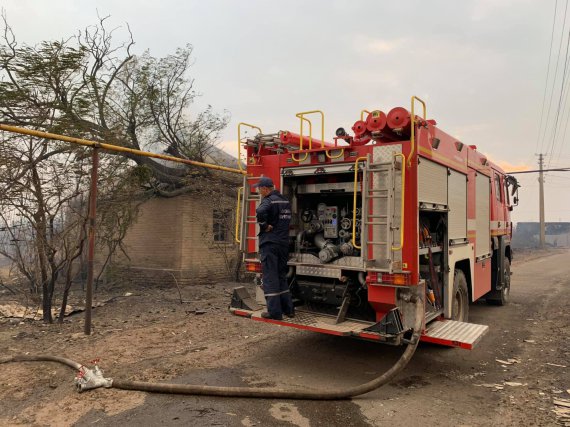 Село Вороново на Луганщині вигоріло вщент